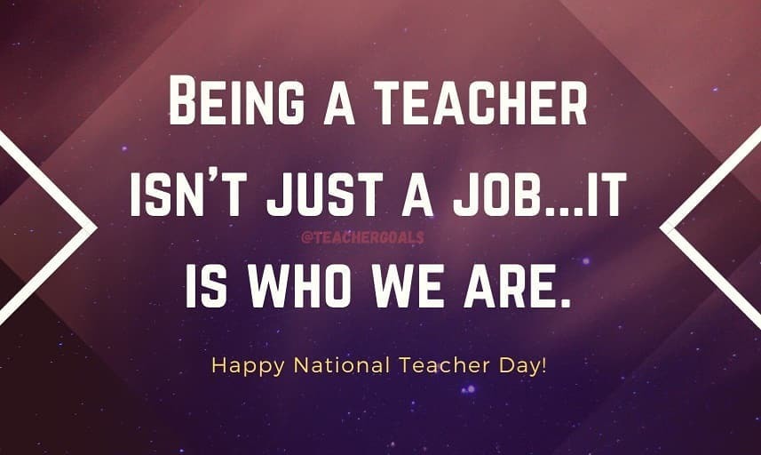 Thank you TEACHERS!