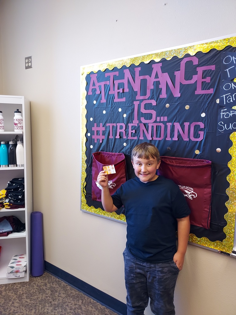 Rylan Fitzwater-Luna was our weekly perfect attendance winner for the week of 9/6/22-9/9/22 at Central Elementary.
